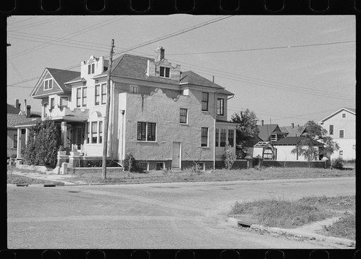 Untitled photo, possibly related to: Attractive Negro homes in a better Negro district, Newport News, Virginia