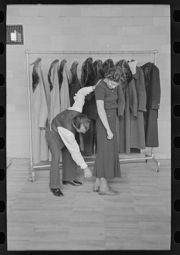 Garments manufactured by residents of Jersey Homesteads, Hightstown, New Jersey