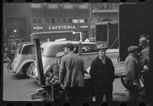 Scene on 8th Avenue, New York City