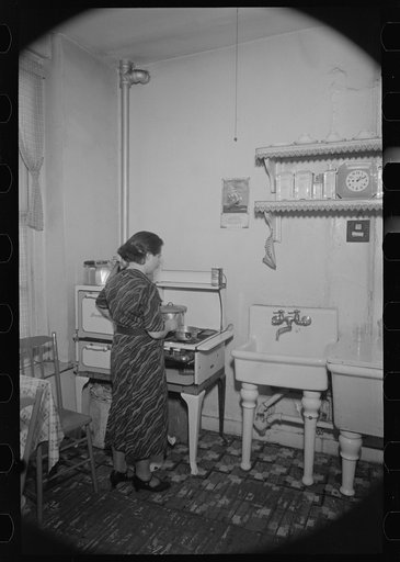 Nathan Katz's apartment, East 168th Street, Bronx, New York. Mr. Nathan Katz is an accepted applicant to Jersey Homesteads