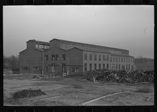 This building will house the new canning industry to be put into operation in 1937 at Jersey Homesteads, Hightstown, New Jersey