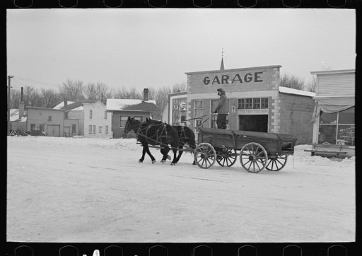 Untitled photo, possibly related to: Farmers in town, Estherville, Iowa