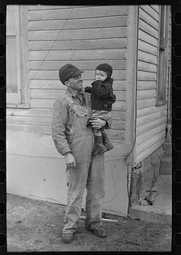 Untitled photo, possibly related to: Hired hand on Lyle Askeland's farm near Armstrong, Iowa