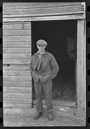 Russell Natterstad, renter of a 320 acre farm near Estherville, Iowa