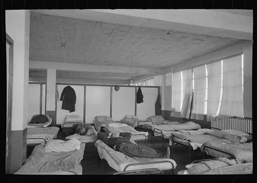 Dormitory, homeless men's bureau, Sioux City, Iowa