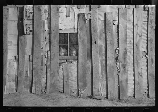 Detail of side of house, Earl Pauley farm near Smithland, Iowa
