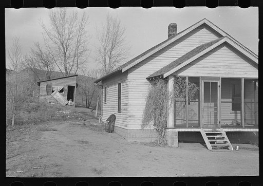 Untitled photo, possibly related to: Shed on an abandoned farm in Little Sioux township, Woodbury County, Iowa
