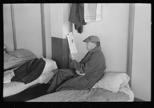 Type of man in homeless men's bureau, Sioux City, Iowa