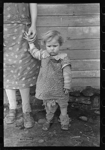 One of Ed Boltinger's children. Boltinger is a tenant of an insurance company farm, near Ringgold, Iowa