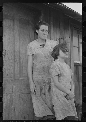 Untitled photo, possibly related to: Two children of John Scott, a hired man living near Ringgold, Iowa