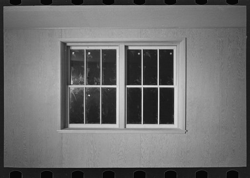 Untitled photo, possibly related to: Bedroom in the model house at Greendale, Wisconsin