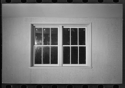 Untitled photo, possibly related to: Bedroom in the model house at Greendale, Wisconsin