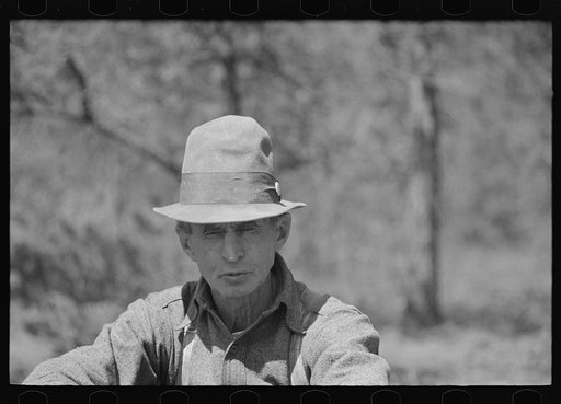 Untitled photo, possibly related to: Resident of Mansfield, Michigan, an abandoned mining town