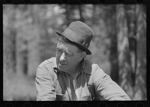 Untitled photo, possibly related to: Resident of Mansfield, Michigan, an abandoned mining town