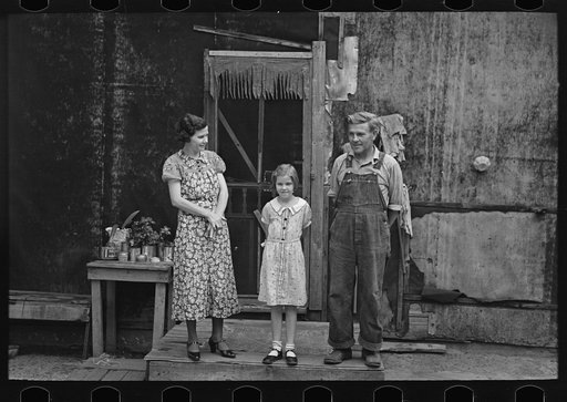 Untitled photo, possibly related to: Family of Henry McPeak, near Black River Falls, Wisconsin