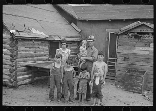 Untitled photo, possibly related to: Art Simplot's children, near Black River Falls, Wisconsin