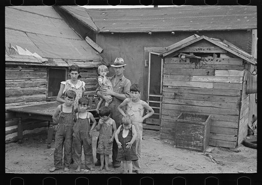 Untitled photo, possibly related to: Art Simplot's children, near Black River Falls, Wisconsin