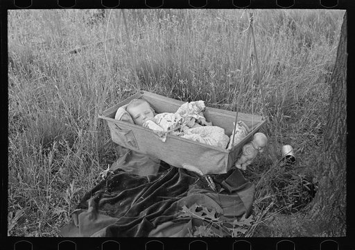 Baby of Daisy Heath, near Black River Falls, Wisconsin. Mrs. Heath lives alone on two acres of land