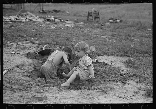 Untitled photo, possibly related to: Art Simplot's children, near Black River Falls, Wisconsin