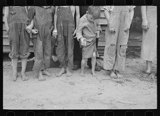 Untitled photo, possibly related to: The Earl Taylor family near Black River Falls, Wisconsin