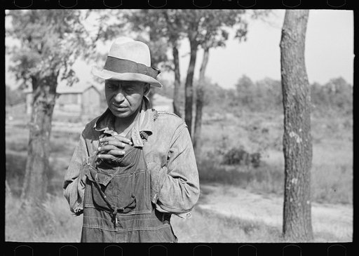 Henry Holt, Negro farmer near Black River Falls, Wisconsin, who is being moved off submarginal land by Resettlement Administration