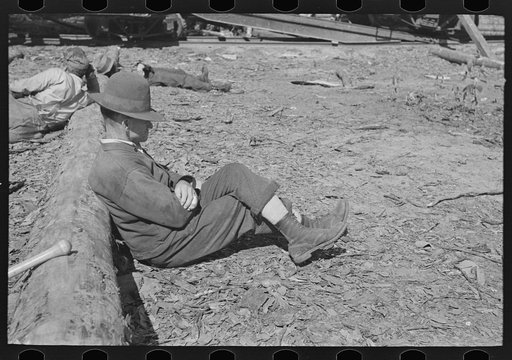 Foreman of the lumber camp at Effie, Minnesota