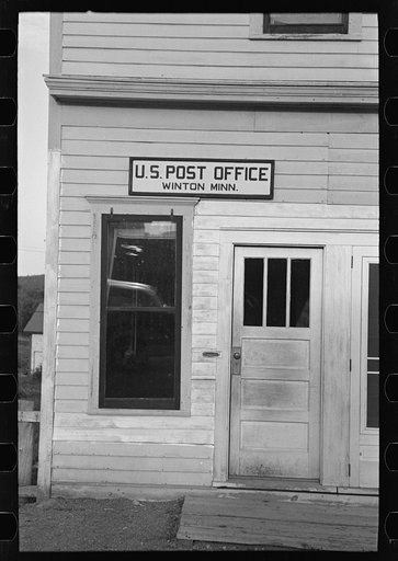 Post office, Winton, Minnesota