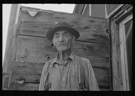 "Frenchy" caretaker of the old lumber camp, Gemmel, Minnesota