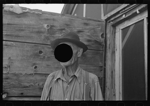 Untitled photo, possibly related to: "Frenchy" caretaker of the old lumber camp, Gemmel, Minnesota