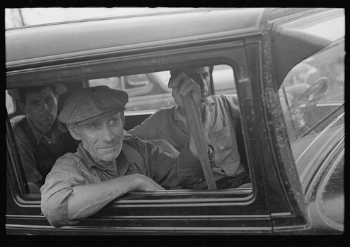 Farmers at sale of S.W. Sparlin, Orth, Minnesota