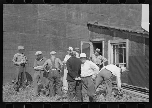 Untitled photo, possibly related to: S.W. Sparlin who sold his "worldly possessions" at auction, Orth, Minnesota