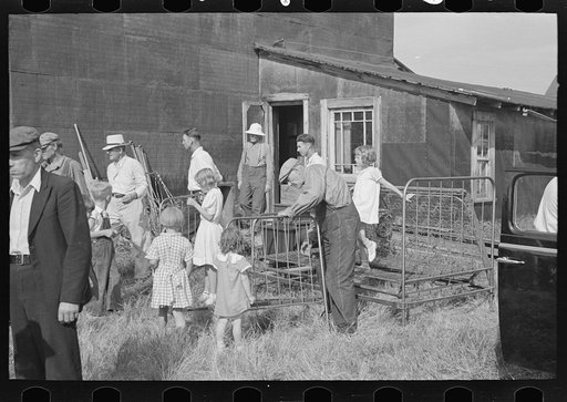 Untitled photo, possibly related to: S.W. Sparlin who sold his "worldly possessions" at auction, Orth, Minnesota