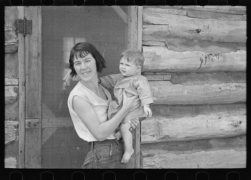 Mrs. Huravitch and youngest son. Williams County, North Dakota