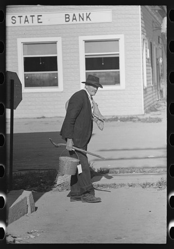 Old resident of Little Fork, Minnesota
