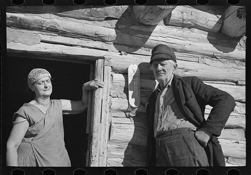 Mr. and Mrs. O'Brien, farmers on relief. Southern Williams County, North Dakota