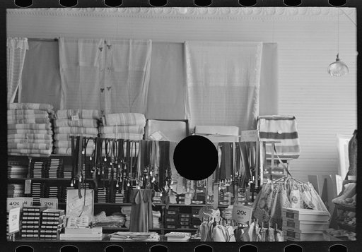 Untitled photo, possibly related to: Stock of goods in store, Ray, North Dakota