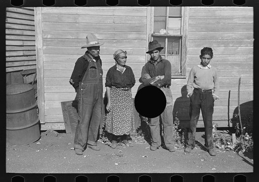 Untitled photo, possibly related to: Mexican beet workers family, near Fisher, Minnesota