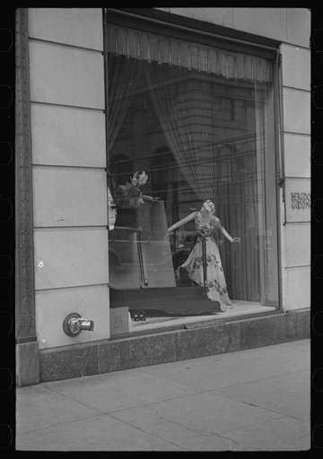 Surrealistic window display, Bergdorf-Goodman, New York City