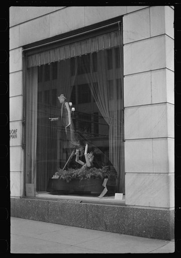 Surrealistic window display, Bergdorf Goodman, New York City