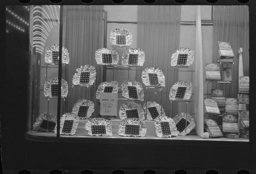Window of drug store, Washington, D.C.