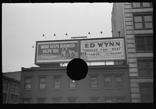 Untitled photo, possibly related to: Signs, Fourth Avenue, New York City