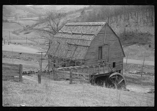 Old gristmill on road to Skyline Drive, Virginia