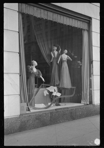 Surrealistic window display, Bergdorf Goodman, New York City