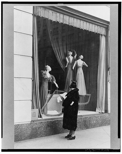 Surrealistic window display, Bergdorf Goodman, New York City