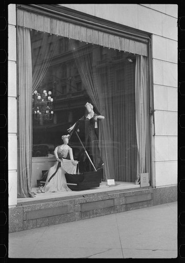 Surrealistic window display, Bergdorf Goodman, New York City