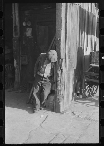 Untitled photo, possibly related to: Old livery stable, East Side, New York City