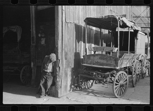 Untitled photo, possibly related to: Old livery stable, East Side, New York City