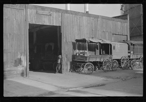 Old livery stable, East Side, New York City