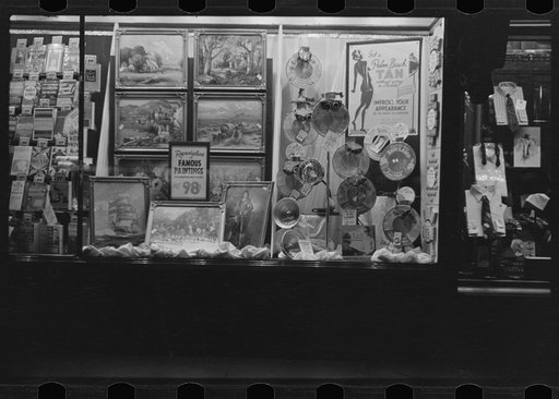 Drugstore window, Washington, D.C.