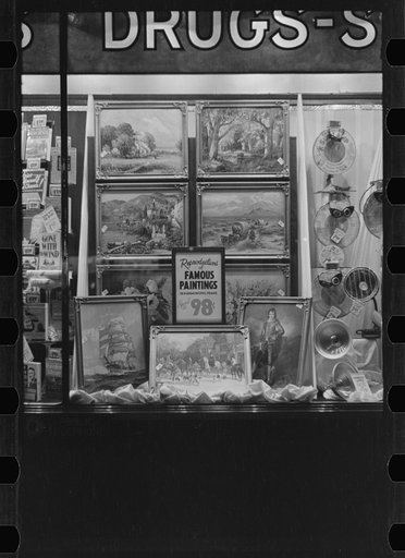 Drugstore window, Washington, D.C.
